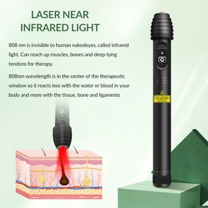 Stylo laser infrarouge 808 nm <span class=keywords><strong>de</strong></span> classe 4 pour la cicatrisation tissulaire, l'acupuncture, le soulagement des douleurs dorsales et la thérapie <span class=keywords><strong>de</strong></span> sevrage tabagique - Product Image 2