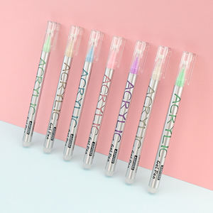 Ensemble de marqueurs acryliques non toxiques écologiques 12 couleurs Stylo gel de couleur en plastique à faible odeur pour le dessin et la peinture de graffitis - Product Image 5