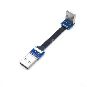 Câble plat FPC FFC de haute qualité USB A mâle vers USB 2.0 femelle plat et fin - Product Image 4