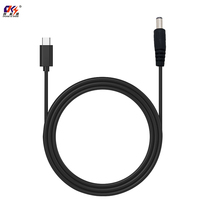 Câble de charge USB Type C vers DC 5.5*2.1mm 5.5*2.5mm à prix de gros, connecteur mâle, adaptateur pour ordinateur portable, cordon d'alimentation