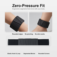 Poids de poignet et de cheville personnalisables 0,5LB 1LB 2LB en silicone avec fermeture auto-agrippante OEM ODM pour entraînement de fitness bras et jambes