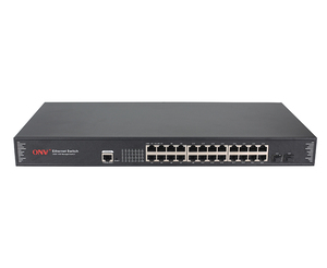 Gigabit L2+ Managed <b>Ethernet</b> <b>Switch</b> 24*10/100/1000 Adaptive RJ45 Ports+2*100/1000 Uplink SFP Fiber Ports in Stock - Product Image 1