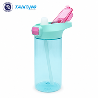 Bouteille d'eau en plastique Tritan sans BPA, résistante aux chocs, à large ouverture, anti-poussière, pour la randonnée et les activités de plein air