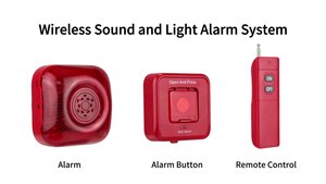 Báo động an ninh nhà chống trộm báo động cá nhân Báo động kiểm soát cháy bảng điều khiển cửa khói hệ thống báo động không dây - Product Image 5