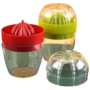 Giá rẻ Tiện Ích Nhựa nhãn hiệu citrus Lemon Máy ép trái cây squeezers reamers với built-in đo cup dễ dàng để làm sạch - Product Image 2