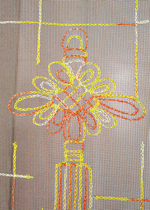 דלת מסך קישוטי קיץ מודרני דלת מסך פוליאסטר רקום, תבניות מגוון דלתות מגנטיות - Product Image 6