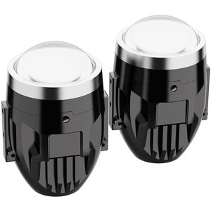 GPNE Factory 40W 12V F20 LED luz antiniebla coches 2 pulgadas aluminio doble lente 6000K luz blanca 3000K luz amarilla faro toyot - Product Image 2