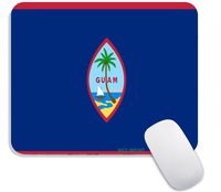Tapis de souris avec drapeau de la Guadeloupe pour hommes et femmes, base en caoutchouc antidérapante, tapis de bureau pour ordinateur portable, PC, jeux, maison ou bureau