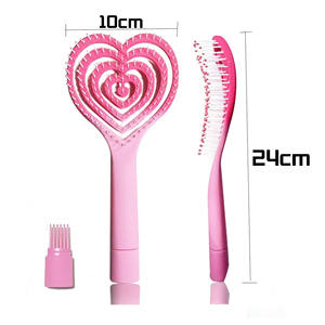 Nouvelle brosse à <span class=keywords><strong>cheveux</strong></span> creuse ovale en nylon pour hommes femmes enfants avec de longs <span class=keywords><strong>cheveux</strong></span> courts bouclés droits et lisses séchage plus rapide - Product Image 5
