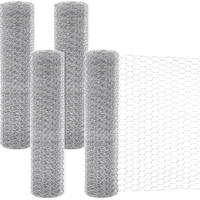 Grillage hexagonal haute résistance de 1/2 pouce, galvanisé à chaud/revêtu de PVC, pour cage à poulets