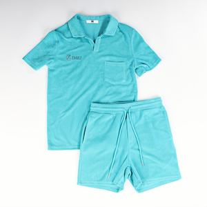 Conjunto de <span class=keywords><strong>Toalla</strong></span> de <span class=keywords><strong>Playa</strong></span> de Diseño Nuevo al por Mayor, Conjunto de Pantalones Cortos y <span class=keywords><strong>Toalla</strong></span> de Rizo, Conjuntos Cortos de Alta Calidad para Hombre, Personalizado - Product Image 1