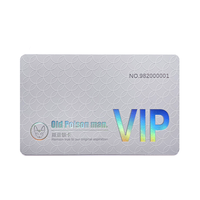 Carte de fidélité professionnelle en PVC plastique gaufré or à chaud de luxe