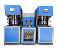 Máquina Semiautomática para Fabricación de Botellas de Plástico con 2 Sopladores y 1 Horno, Pequeña