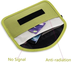 Funda bloqueadora de señal personalizada, bolsa Faraday para bloqueador de señal de teléfono móvil, bolsa de accesorios WIFI/<span class=keywords><strong>GSM</strong></span>/LTE/NFC/RFID - Product Image 2