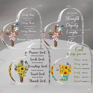 אקריליק חדירה גבוהה אהבה רומנטית קישוטי עיצוב מותאם אישית עיטורים לשלוח חברים קרובים לב קרובים - Product Image 4