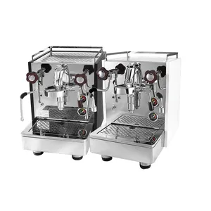 Harga terbaik 5L mesin kopi Boiler Semi otomatis pembuat kopi komersial Latte Cappuccino Macchiato pembuat kopi Espresso