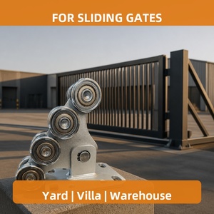 Rodillo Moderno <span class=keywords><strong>para</strong></span> Puerta Corredera Cantilever, 8 <span class=keywords><strong>Ruedas</strong></span>, Acero Galvanizado, Kit <span class=keywords><strong>de</strong></span> Herrajes Duraderos <span class=keywords><strong>para</strong></span> Puertas <span class=keywords><strong>de</strong></span> Patio - Product Image 4