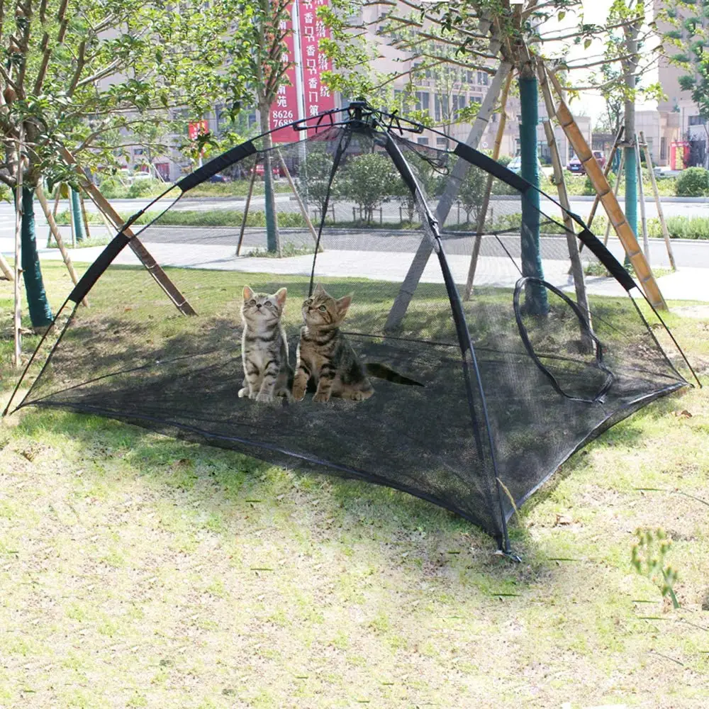 Atacado Portátil Grande Pop Up Pet Cat Tendas Gabinetes Outdoor Play Tent