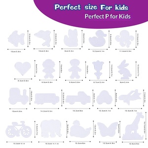 Set di <span class=keywords><strong>Perline</strong></span> <span class=keywords><strong>in</strong></span> Plastica 5mm, 20 Stili per Bambini 4-6 Anni, Prodotto a Zhejiang, Cina - Product Image 2