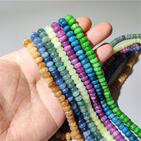 Collier de perles en quartzite et calcédoine, style nouveau, fait main, 5x8mm, coloré, en pierre naturelle, personnalisable, vente en gros