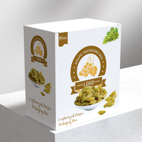 Boîte en carton PLA pour fruits secs Boîte en carton pour fruits secs Emballage de raisins secs Boîte en plastique ondulé