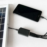 Panneau solaire 12V 10W Chargeur de batterie au goutte-à-goutte Portable pour véhicule IOT Clôture Poulailler Tracteur à gazon Bateau
