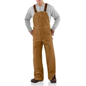 Custom Polyester Cotton Workwear Trousers Bib Overall Working Uniform