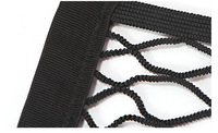 Sac de rangement pour siège de voiture en PP noir 25x20cm avec support adhésif, boîte de rangement suspendue pour l'intérieur de la voiture