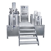SINAEKATO Precio de fábrica Homogeneización al vacío Máquina emulsionante Industria cosmética Crema Loción y jabón líquido Mezclador