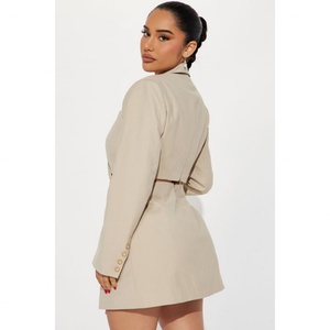 Traje Formal Mini Casual de Alta Calidad de Fábrica OEM para Mujer - Product Image 2