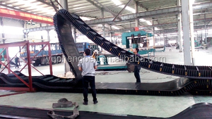 YUPHENG Banda Transportadora de Pared Lateral Corrugada de Alta Resistencia con Certificación ISO, Reforzada con Tela <span class=keywords><strong>EP</strong></span>/Nylon, Personalizada en Shandong - Product Image 4