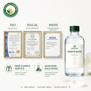 Hidrolato de <span class=keywords><strong>Rosa</strong></span> Blanca Botánico Calmante (<span class=keywords><strong>Rosa</strong></span> <span class=keywords><strong>Alba</strong></span>), Bruma Natural Calmante al por Mayor para Piel Sensible y Cuidado de la Piel Delicada - Product Image 5