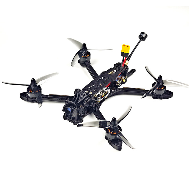 MAK4 5-Inch Mini GPS Racing Drone Cost-Effective Ready-to-Fly 4-Axis FPV Kit with Lipo Battery Remote Function for Beginners