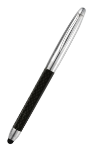 Luxury Carbon Fiber <b>Ballpoint</b> <b>Pen</b> with Touch Tip Custom Logo Signature Collection <b>Pen</b> Made in Taiwan for Bulk Promotional Orders - Product Image 2