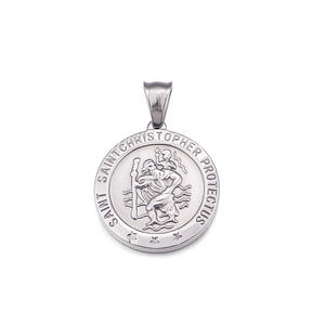<span class=keywords><strong>Collier</strong></span> avec pendentif médaille, pendentif personnalisé, en acier inoxydable 2020, pour homme - Product Image 2