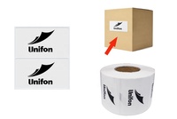 Papel Térmico Personalizado Impermeable y Resistente al Aceite con Código de Barras para Supermercado - Rollo Autoadhesivo de 50x30 40x30 60x40mm