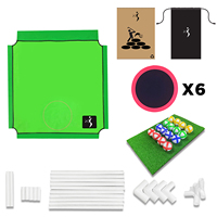 Kit de jeu de golf de précision le plus vendu – Cible en velours, balles adhésives, entraînement de swing intérieur/extérieur, mini-golf amusant et durable