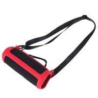 Étui de protection souple en silicone avec sangle pour enceintes JBL Flip 6 originales, avec mousqueton et bandoulière, étui de transport portable