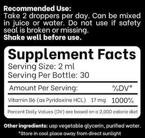 Oem תווית פרטית ויטמין <span class=keywords><strong>b6</strong></span> טיפות נוזלי עם ויטמין b קומפלקס b12 למבוגרים חומצה פולית - Product Image 3