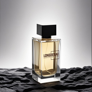Luxury Men's Empty Square <b>Perfume</b> <b>Bottle</b> clear Pump Sprayer Crimp 30ml 50ml 100ml Gold Cap Glass <b>Perfume</b> <b>Bottle</b> with Gift Box - Product Image 5