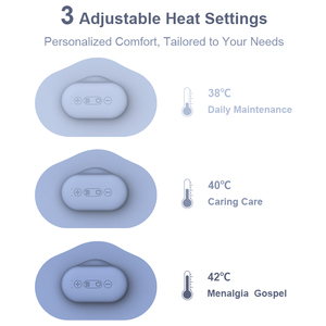 Nhà máy trực tiếp Bluetooth hàng chục Thời gian giảm đau thiết bị với sưởi ấm gói và điện cực cho kinh nguyệt chuột rút nhẹ nhàng - Product Image 4