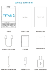 Smartphone Unihertz <span class=keywords><strong>Titan</strong></span> <span class=keywords><strong>2</strong></span> 5G Android 15 con tastiera fisica, doppio schermo, 12GB 512GB, Dimensity 7300, Dual SIM, fotocamera da 50MP - Product Image 6