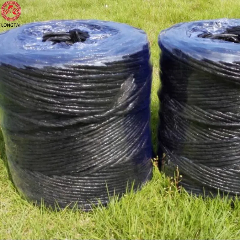 2.5mm 425m/kg PP Propylene Rope Black Color Twisted 10 Pounds Roll