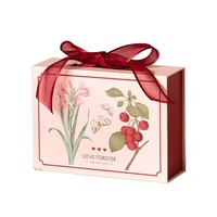 Créatif — boîte à bagues de marque personnalisée, pliable, avec ruban, pour la saint-valentin, pour maman, cadeau magnétique