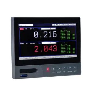 MPR5000SE:7 ''dokunmatik ekran LCD endüstriyel dijital 2/4/6 kanal 4-20ma 0-10vdc akım voltaj veri kaydedici USB + RS485