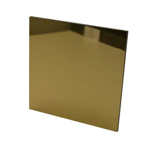 Alucobond Mirror Gold Finished Aluminum Composite Panel ACP Sheet Price For Travel Trailer Paneling Decoration