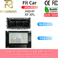 Autoradio Android 14 avec écran HD et navigation pour Jaguar XF XFL 2016-2018, lecteur multimédia, CarPlay sans fil, GPS