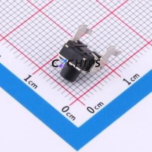 TC-00100G-070E Tactile Switch Through hole,6.2x7.4mm Switch Single Pole Single Throw 1.6N Right Angle Insert With Bracket - Product Image 2