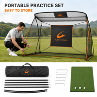 Filet d'entraînement de golf OEM ODM avec logo personnalisé, emballage, couleur et accessoires d'entraînement