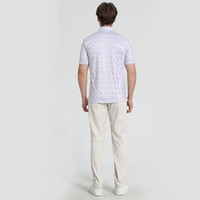 Polo de golf pour homme, nouvelle conception personnalisée, qualité de marque, impression intégrale, sublimation, polyester, élasthanne, extensible dans les 4 sens
